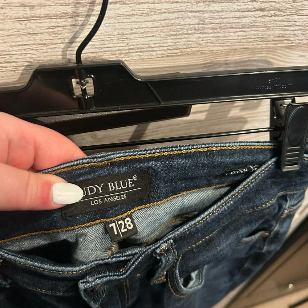 Judy Blue skinny jeans for women dark wash 7/28 - Picture 4 of 8